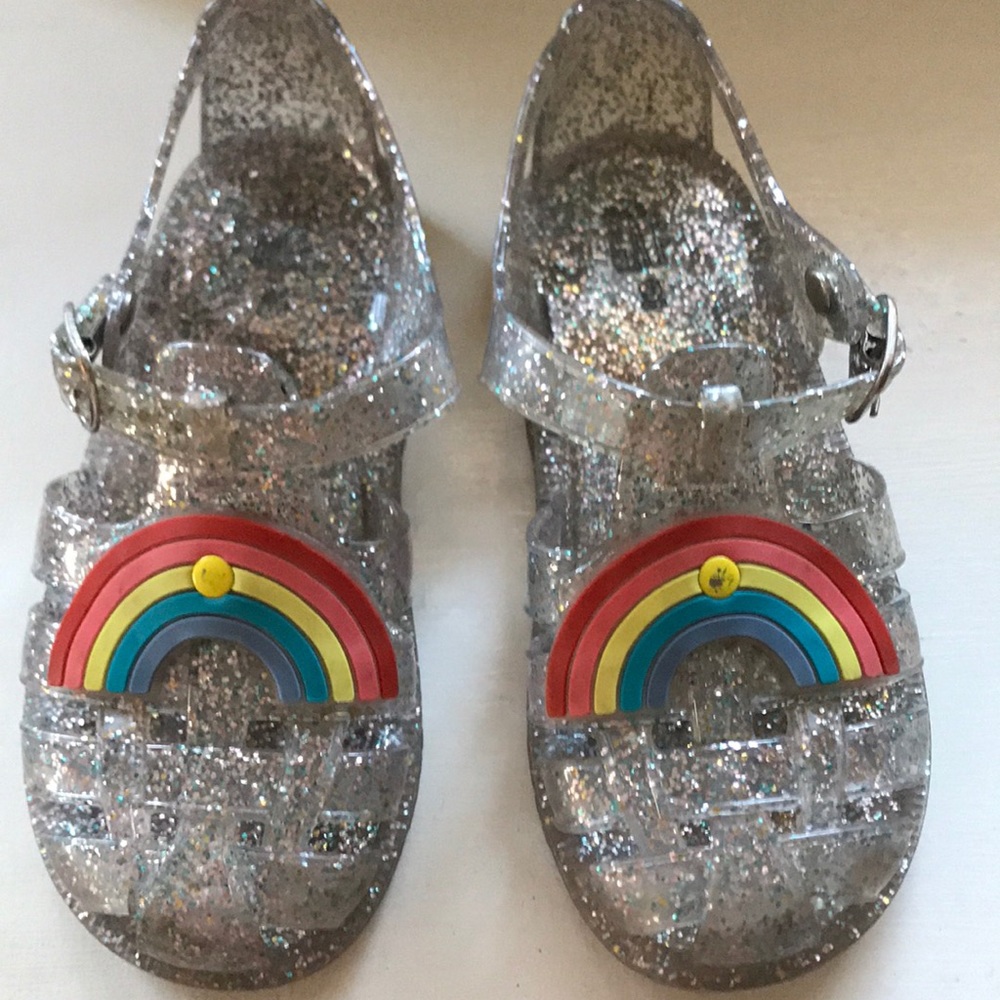 Baby Gap Jelly Shoes and Converse, Size 9 Toddler